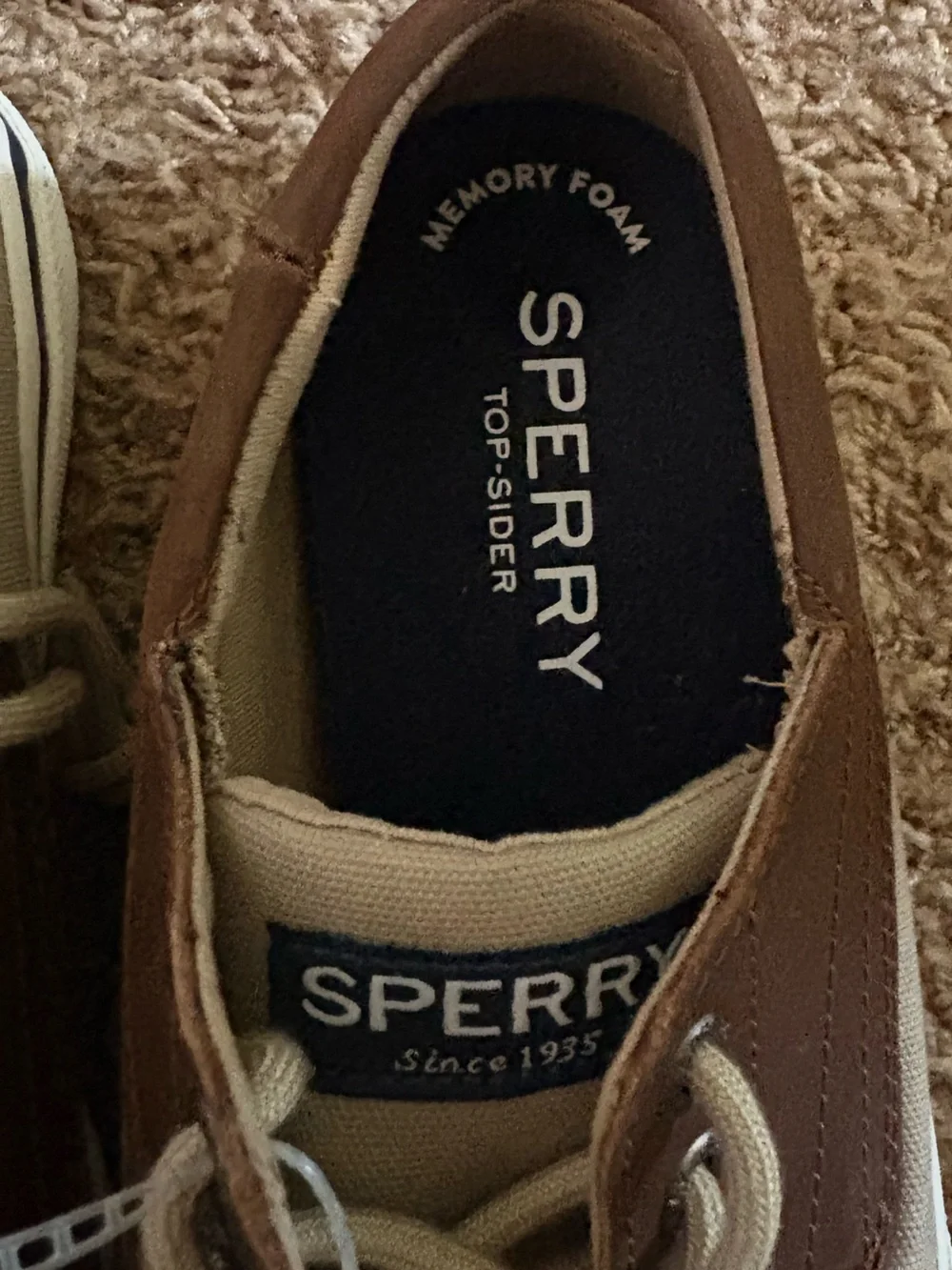 Sperry Men’s Halyard Camp Moc Toe Boat Deck Shoes Size 7 NEW